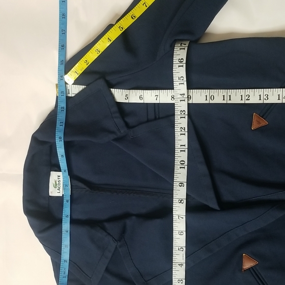 Lacoste Navy Knit Jacket/Blazer - Picture 13 of 14
